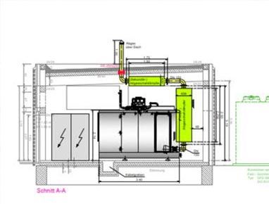 Planung Neu­bau BHKW KKH Wil­helm­stift durch Eneratio Hamburg